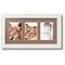 ArtToFrames Collage Photo Picture Frame with 3 - 3.5x5 inch Openings, Framed in White with Over 62 Mat Color Options and Regular Glass (CSM-3966-29)